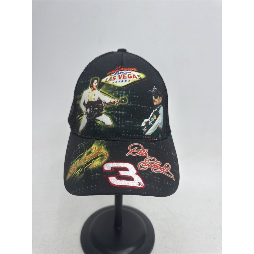 Vintage Dale Earnhardt Elvis Presley Las Vegas Chase Authentics Hat NWT (B2)